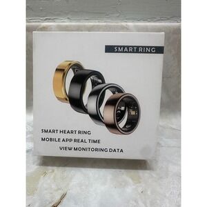 Elegant Smart Ring - Black, Gold, and Brown